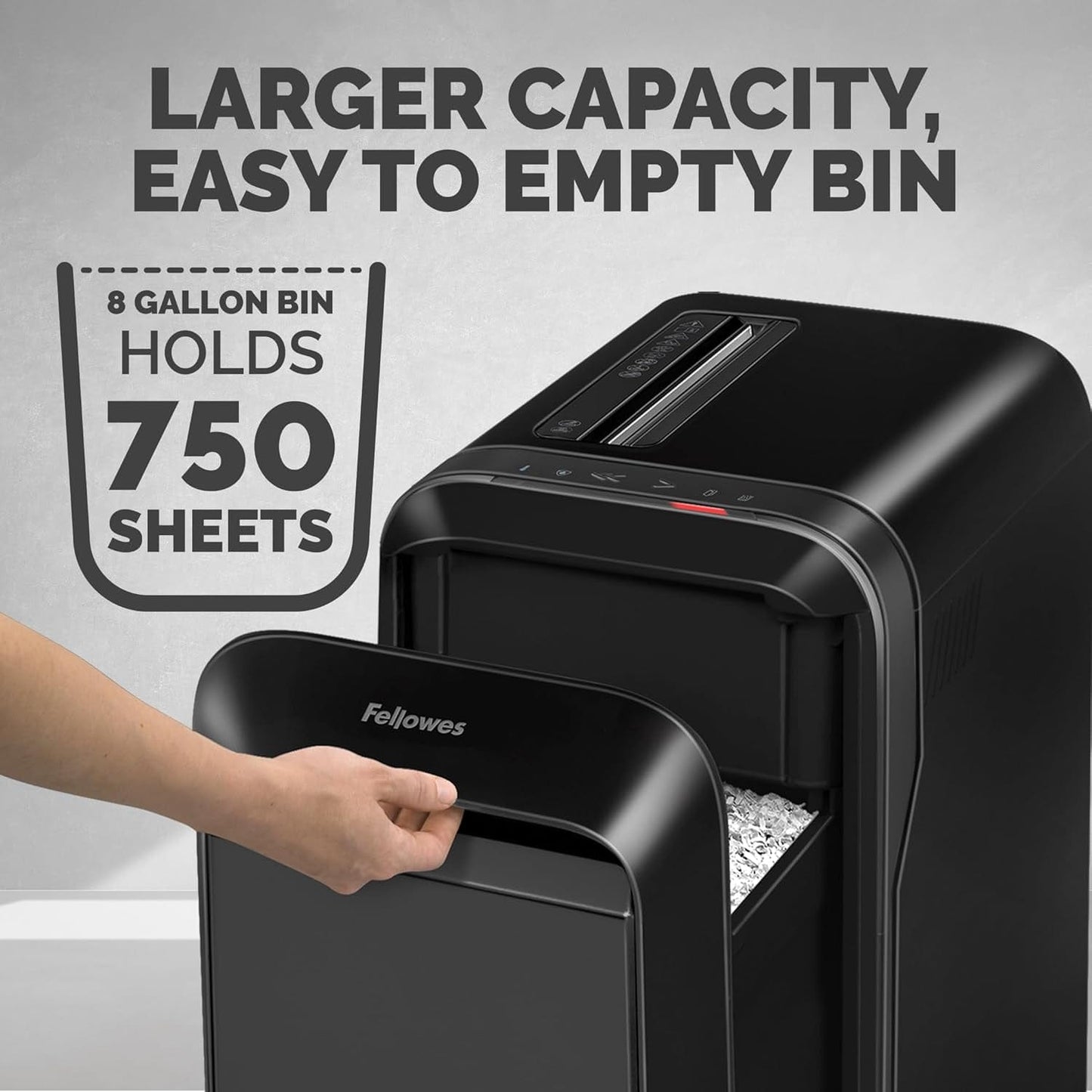 LX220 20-Sheet Micro-Cut Shredder, Black (5015401).