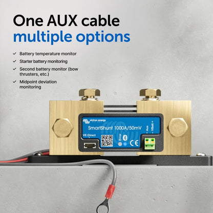 Smartshunt Battery Monitor (Bluetooth) - Victron Smart Shunt - 6.5V-70V, 1000 Amp.