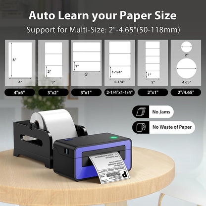 Shipping Label Printer, PL60 4X6 Label Thermal Printer Printer.