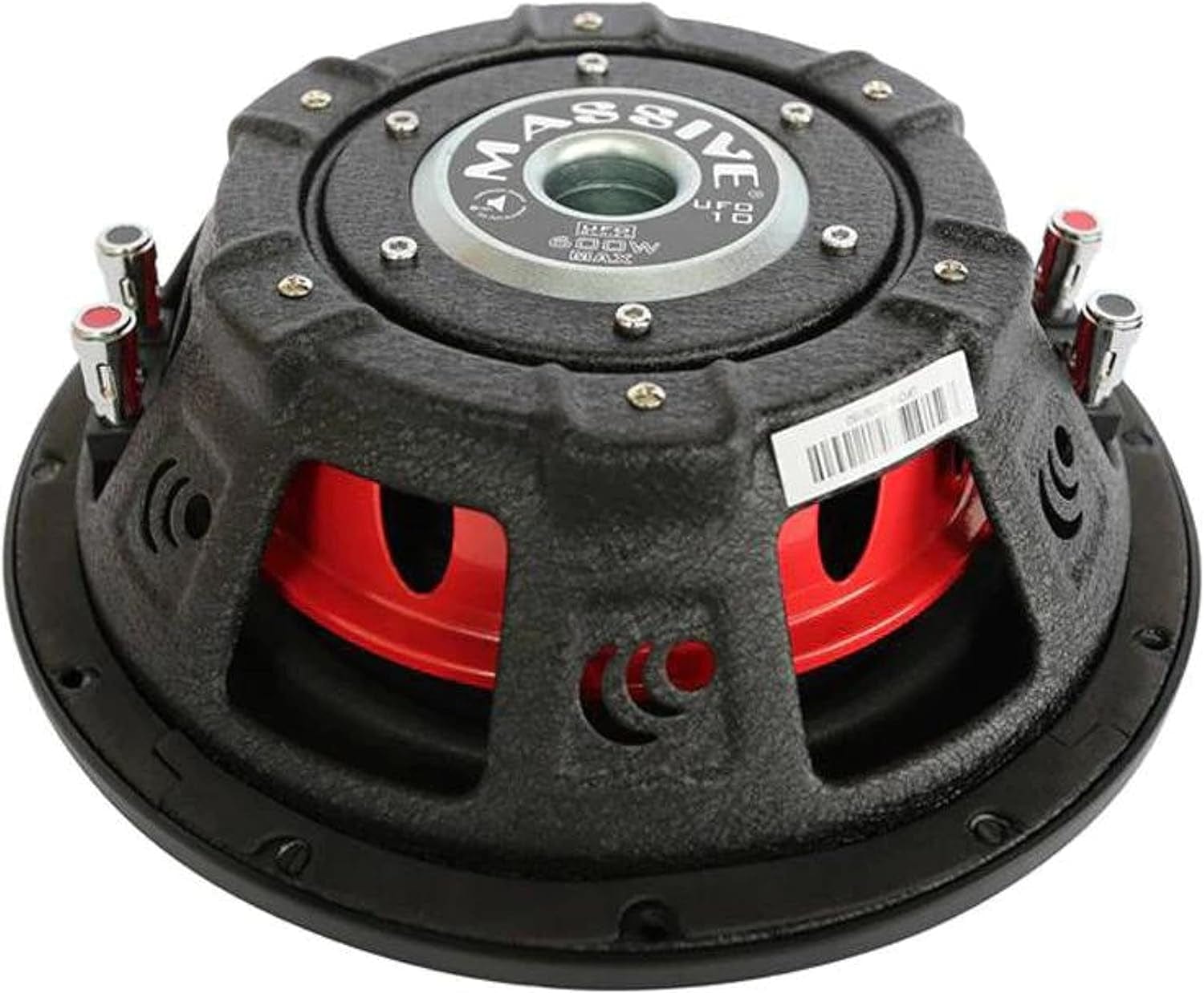 UFO10, 10 Inch Shallow Subwoofer - High Powered 600 Watt.