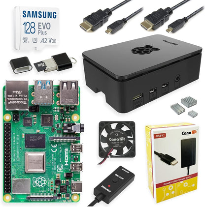 Raspberry Pi 4 8GB Extreme Kit - 128GB Edition (8GB RAM.