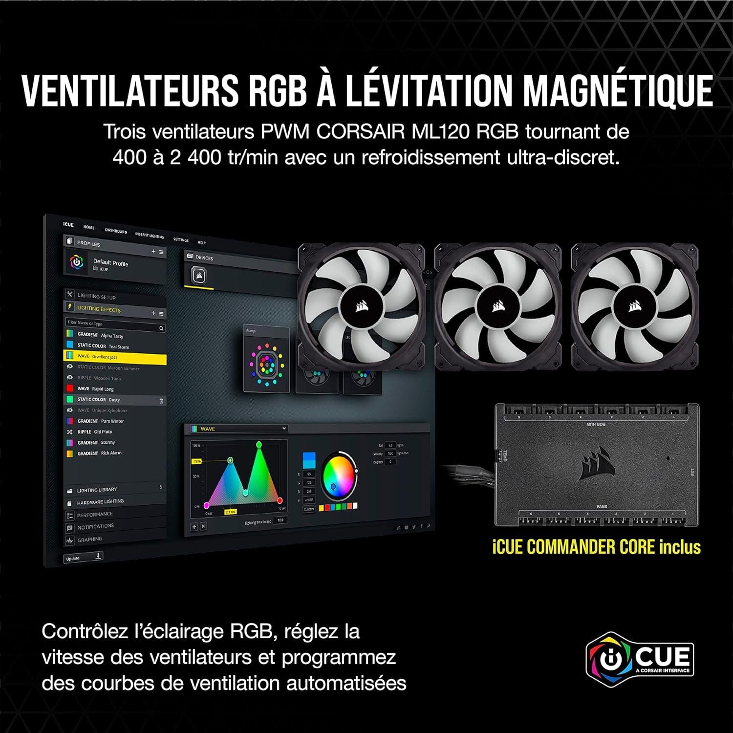 Icue H150I Elite Capellix Liquid CPU Cooler.