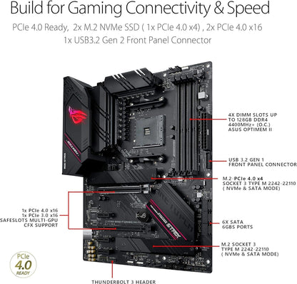 ROG Strix B550-F Gaming AMD AM4 ATX Motherboard with Wifi 6.