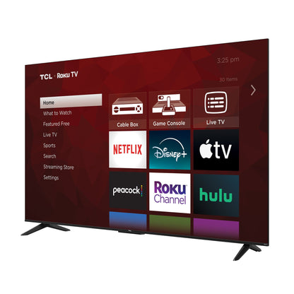 55” Class S4 (55S41BR) 4K UHD HDR LED Smart TV with Roku TV (NEW 2024) - Electronics