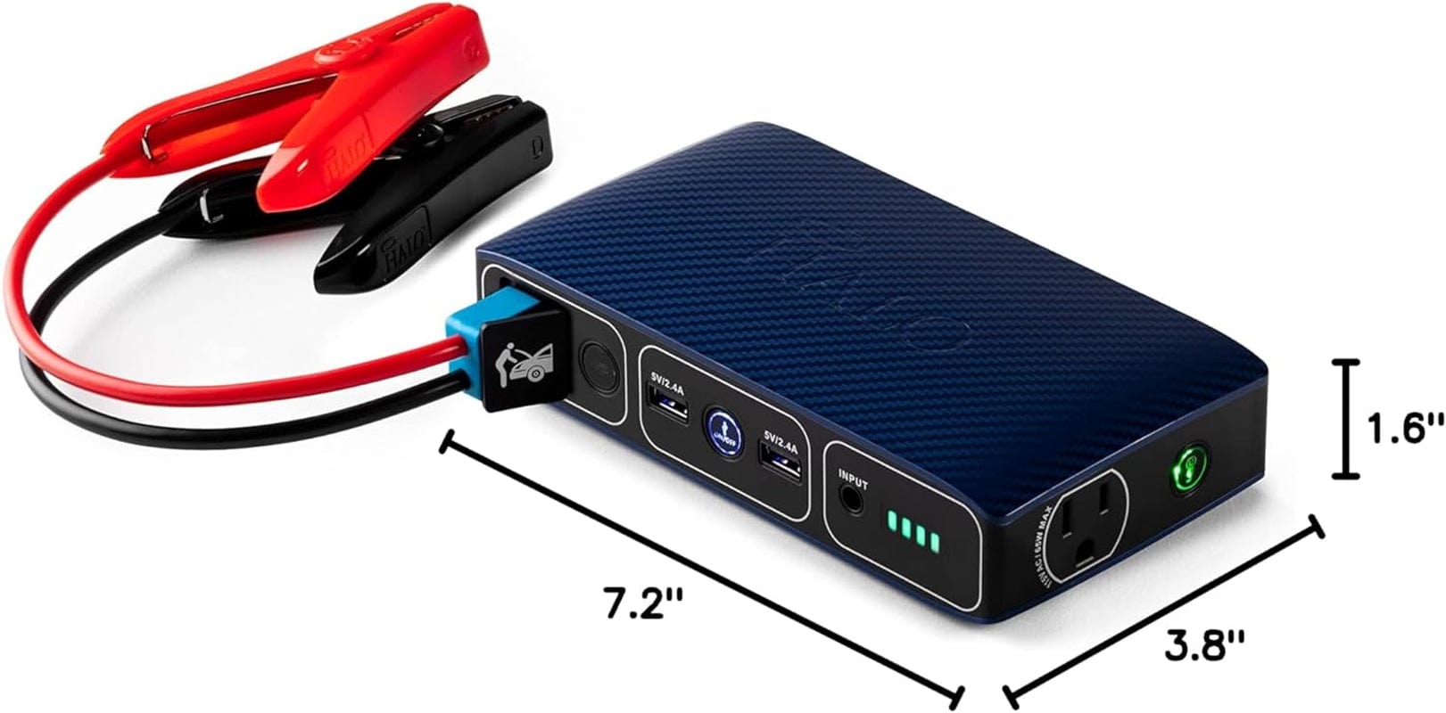 Usb Bolt 58830 Mwh Portable Phone Laptop Charger Car Jump Starter.