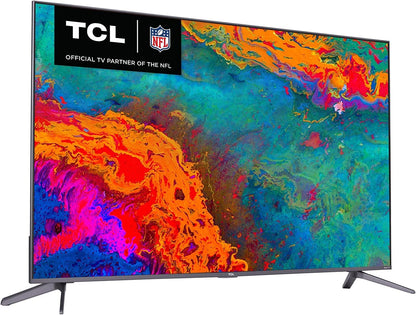 55-Inch 5-Series 4K UHD Dolby Vision HDR QLED Roku Smart TV.