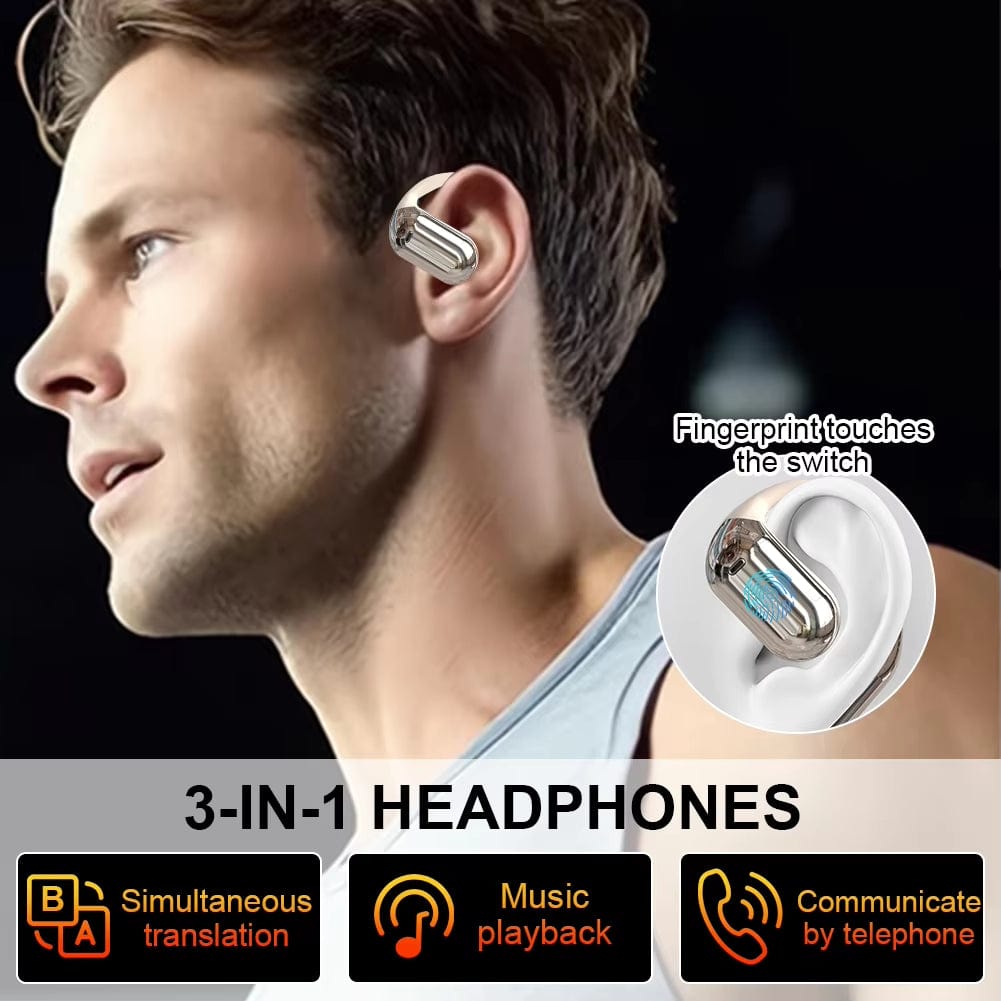 3-In-1 AI Translator Earbuds 144 Languages Noise Cancelling - Electronics