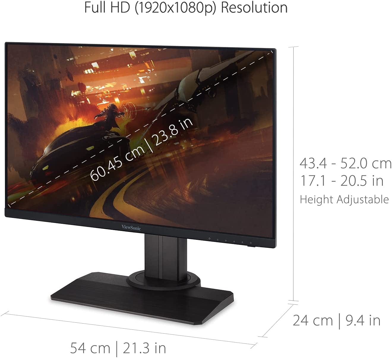 XG2431 24 Inch 1080P 0.5Ms 240Hz Gaming Monitor.