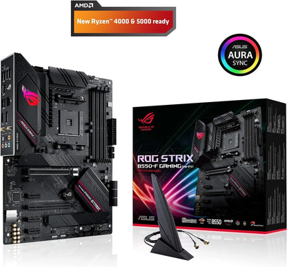 ROG Strix B550-F Gaming AMD AM4 ATX Motherboard with Wifi 6.