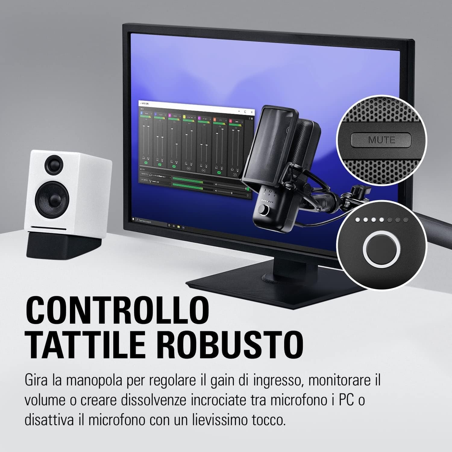 Wave:3 - Premium Studio Quality USB Condenser Microphone.