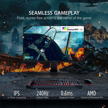 XG2431 24 Inch 1080P 0.5Ms 240Hz Gaming Monitor.