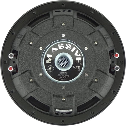 UFO10, 10 Inch Shallow Subwoofer - High Powered 600 Watt.