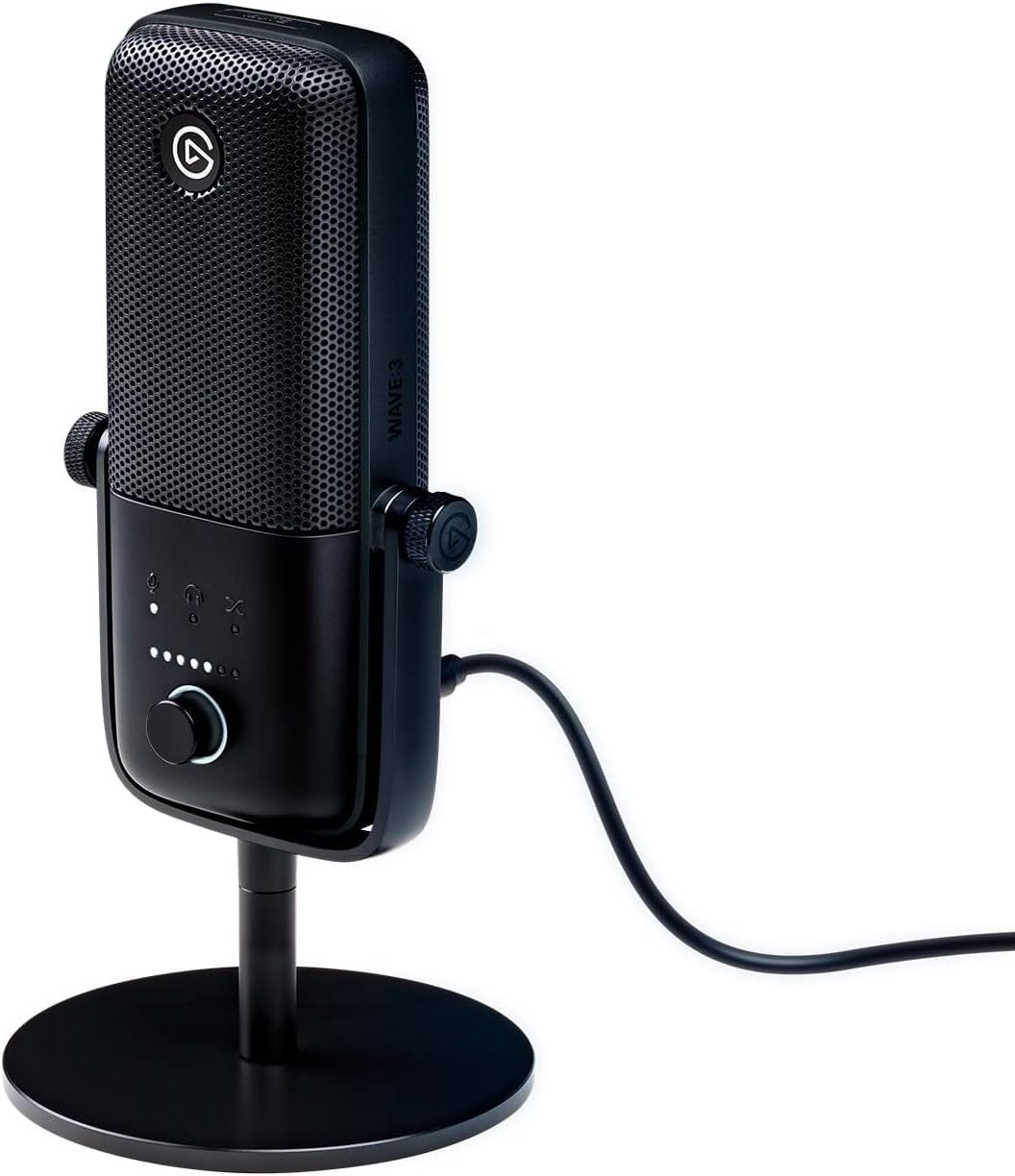 Wave:3 - Premium Studio Quality USB Condenser Microphone.