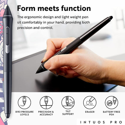 Pro Medium Bluetooth Graphics Drawing Tablet.